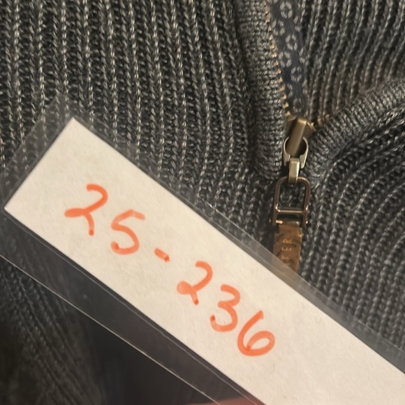 Gray Ted Baker Quarter Zip - Picture 5 of 5